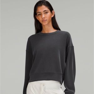 EUC Softstreme Perfectly Oversized Cropped Crew black